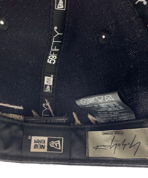 New Era（ニューエラ）New Era (ニューエラ) YOHJI YAMAMOTO (ヨウジヤマモト) キャップ ネイビーの古着・服飾アイテム