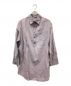 MM6 Maison Margielaエムエムシックスメゾンマルジェラ）の古着「プルオーバーシャツ」｜パープル
