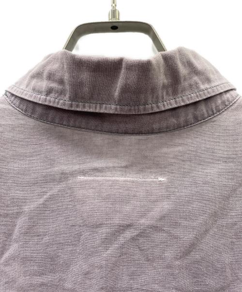 MM6 Maison Margiela（エムエムシックスメゾンマルジェラ）MM6 Maison Margiela (エムエムシックス メゾンマルジェラ) プルオーバーシャツ パープル サイズ:Mの古着・服飾アイテム