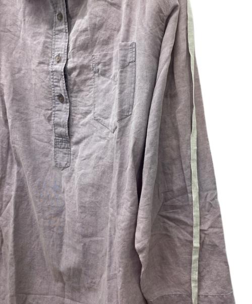 MM6 Maison Margiela（エムエムシックスメゾンマルジェラ）MM6 Maison Margiela (エムエムシックス メゾンマルジェラ) プルオーバーシャツ パープル サイズ:Mの古着・服飾アイテム