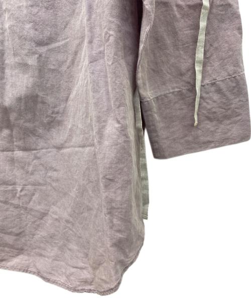 MM6 Maison Margiela（エムエムシックスメゾンマルジェラ）MM6 Maison Margiela (エムエムシックス メゾンマルジェラ) プルオーバーシャツ パープル サイズ:Mの古着・服飾アイテム