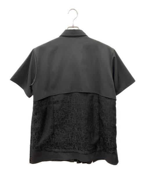 HARE（ハレ）HARE (ハレ) アシメプリーツシャツ ブラック サイズ:FREEの古着・服飾アイテム