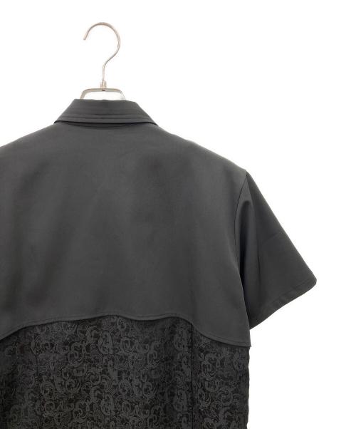 HARE（ハレ）HARE (ハレ) アシメプリーツシャツ ブラック サイズ:FREEの古着・服飾アイテム