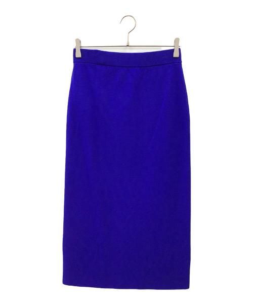 Plage（プラージュ）Plage (プラージュ) ニットスカート ブルー サイズ:38 未使用品の古着・服飾アイテム