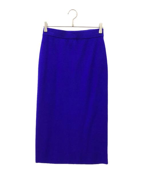 Plage（プラージュ）Plage (プラージュ) ニットスカート ブルー サイズ:38 未使用品の古着・服飾アイテム