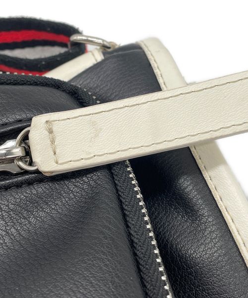 CASTELBAJAC（カステルバジャック）CASTELBAJAC (カステルバジャック) ショルダーバッグ ブラック×ホワイトの古着・服飾アイテム