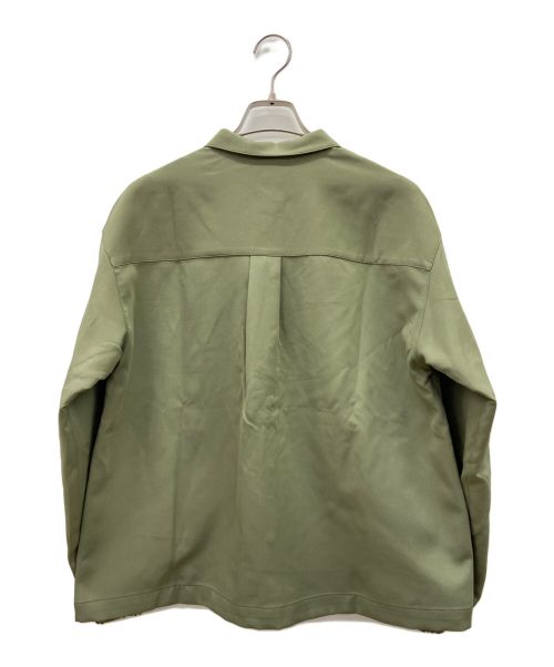 NEW BALANCE（ニューバランス）NEW BALANCE (ニューバランス) ロングスリーブウーブンシャツ グリーン サイズ:M 未使用品の古着・服飾アイテム