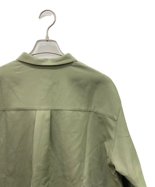 NEW BALANCE（ニューバランス）NEW BALANCE (ニューバランス) ロングスリーブウーブンシャツ グリーン サイズ:M 未使用品の古着・服飾アイテム