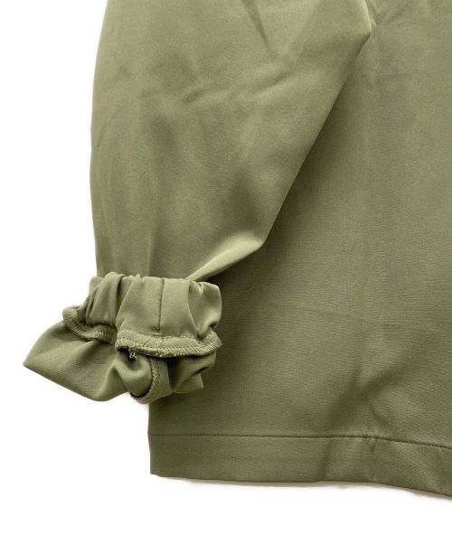 NEW BALANCE（ニューバランス）NEW BALANCE (ニューバランス) ロングスリーブウーブンシャツ グリーン サイズ:M 未使用品の古着・服飾アイテム