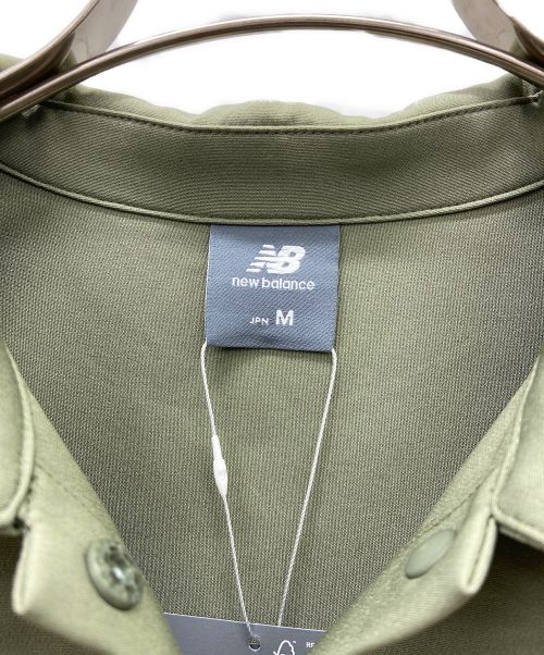 NEW BALANCE（ニューバランス）NEW BALANCE (ニューバランス) ロングスリーブウーブンシャツ グリーン サイズ:M 未使用品の古着・服飾アイテム