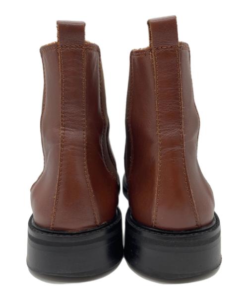 vinilo（ヴィニーロ）VINILO (ヴィニーロ) サイドゴアブーツ ブラウン サイズ:SIZE 37の古着・服飾アイテム