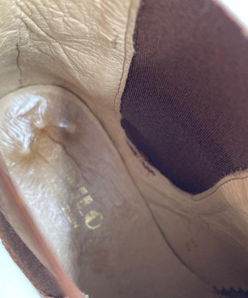 vinilo（ヴィニーロ）VINILO (ヴィニーロ) サイドゴアブーツ ブラウン サイズ:SIZE 37の古着・服飾アイテム