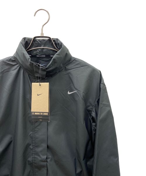 NIKE（ナイキ）NIKE (ナイキ) スウッシュ HBR ファスト フルジップウインド ジャケット ブラック サイズ:Mの古着・服飾アイテム