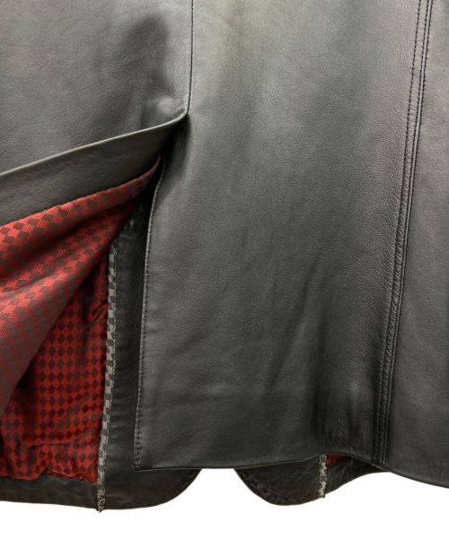 FLAT HEAD（フラット ヘッド）FLAT HEAD (フラット ヘッド) レザーテーラードジャケット ブラック サイズ:40の古着・服飾アイテム