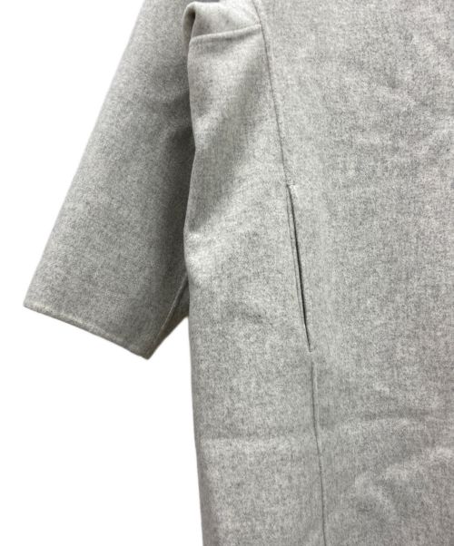 LE PHIL（ル フィル）LE PHIL (ル フィル) ソフトウールビーバーコート グレー サイズ:1の古着・服飾アイテム