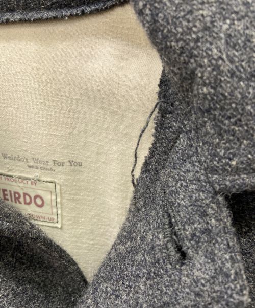 WEIRDO（ウィアード）WEIRDO (ウィアード) ウールコート グレー サイズ:Mの古着・服飾アイテム