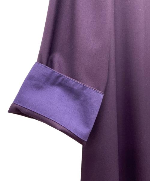 UNITED ARROWS（ユナイテッドアローズ）UNITED ARROWS (ユナイテッドアローズ) ブラウスワンピース パープル サイズ:FREEの古着・服飾アイテム