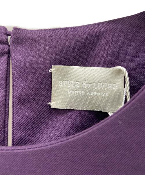 UNITED ARROWS（ユナイテッドアローズ）UNITED ARROWS (ユナイテッドアローズ) ブラウスワンピース パープル サイズ:FREEの古着・服飾アイテム