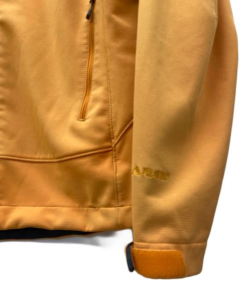 Patagonia（パタゴニア）Patagonia (パタゴニア) ジップアップジャケット イエロー×ボルドー サイズ:Mの古着・服飾アイテム