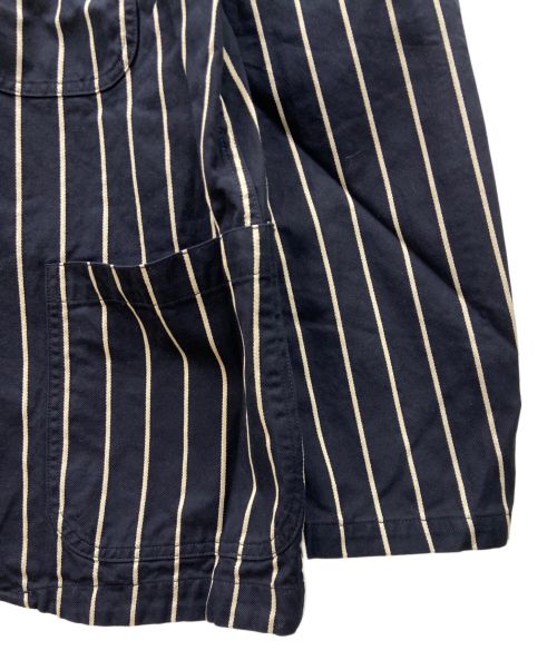 Dry Bones（ドライボーンズ）Dry Bones (ドライボーンズ) ストライプジャケット ネイビー×アイボリー サイズ:Lの古着・服飾アイテム