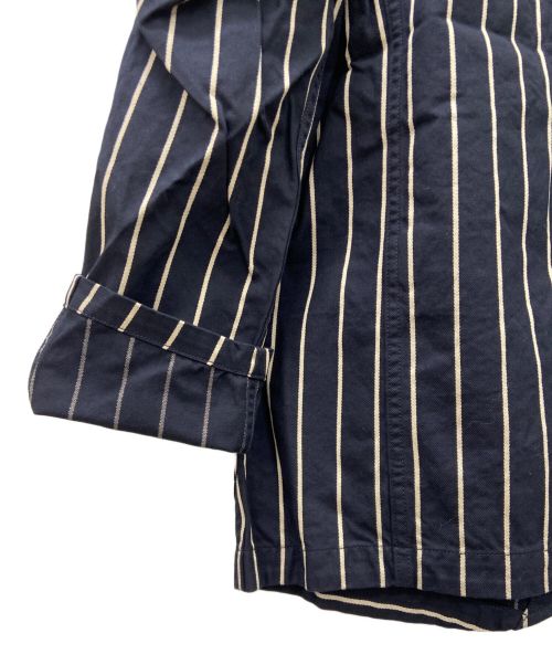 Dry Bones（ドライボーンズ）Dry Bones (ドライボーンズ) ストライプジャケット ネイビー×アイボリー サイズ:Lの古着・服飾アイテム