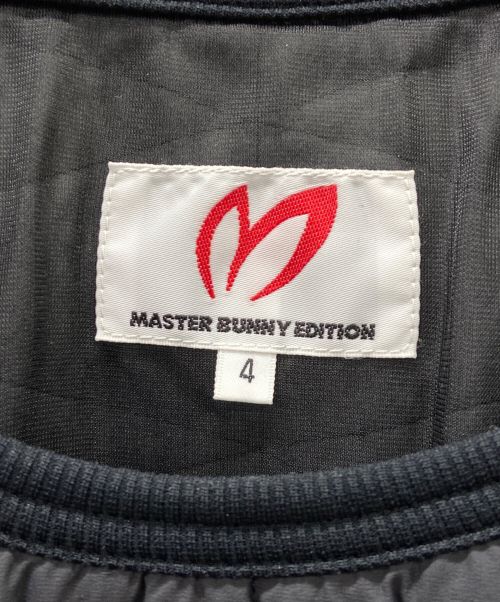 MASTER BUNNY EDITION（マスターバニーエディション）MASTER BUNNY EDITION (マスターバニーエディション) ゴルフウェア(トップス) ブラック サイズ:4の古着・服飾アイテム