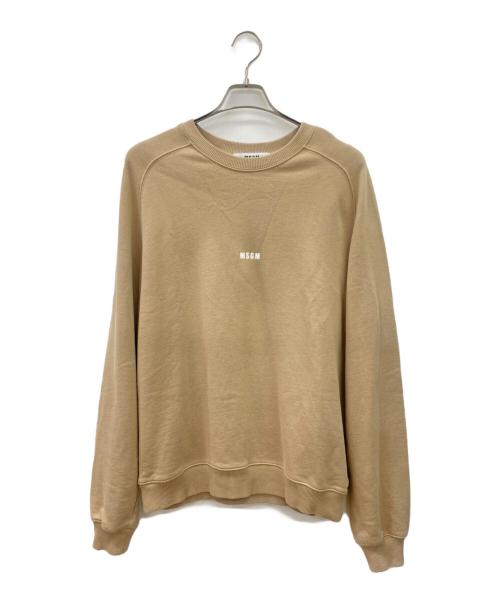 MSGM（エムエスジーエム）MSGM (エムエスジーエム) クルーネックスウェット ブラウン サイズ:Mの古着・服飾アイテム