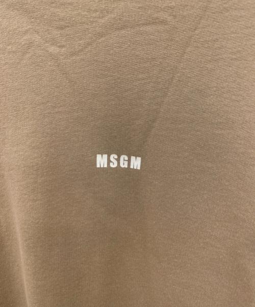 MSGM（エムエスジーエム）MSGM (エムエスジーエム) クルーネックスウェット ブラウン サイズ:Mの古着・服飾アイテム