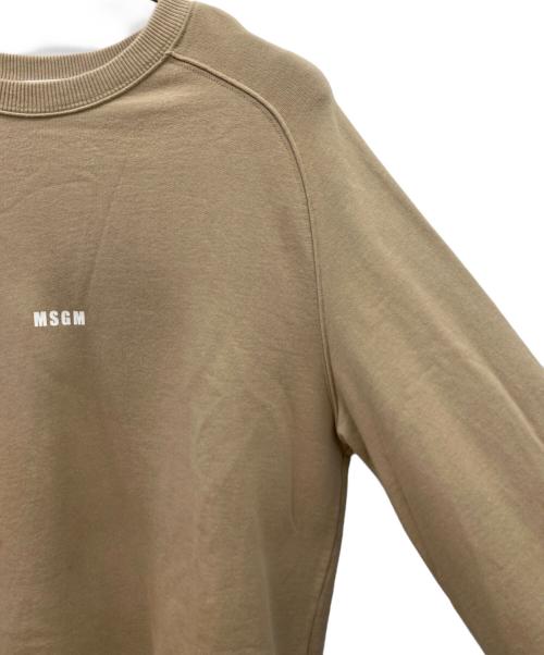 MSGM（エムエスジーエム）MSGM (エムエスジーエム) クルーネックスウェット ブラウン サイズ:Mの古着・服飾アイテム