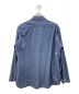 中古・古着 POST O'ALLS (ポストオーバーオールズ) ポロシャツ ブルー サイズ:L：12000円