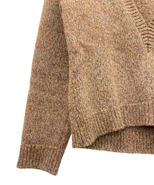 Nym（二ム）Nym (二ム) Vネックニット ブラウン サイズ:Mの古着・服飾アイテム