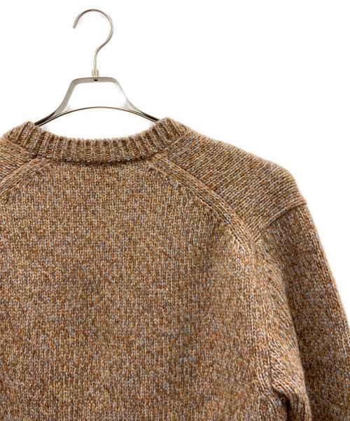 Nym（二ム）Nym (二ム) Vネックニット ブラウン サイズ:Mの古着・服飾アイテム