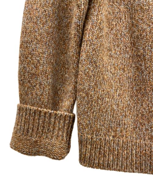 Nym（二ム）Nym (二ム) Vネックニット ブラウン サイズ:Mの古着・服飾アイテム