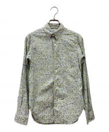 Engineered Garments（エンジニアドガーメンツ）の古着「花柄シャツ」｜ホワイト×グリーン