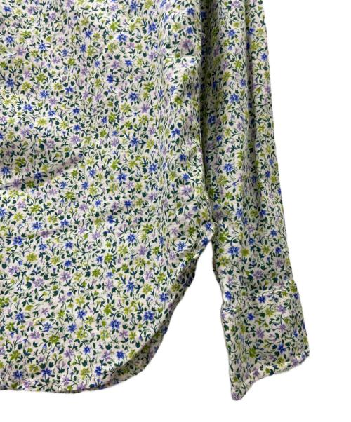 Engineered Garments（エンジニアドガーメンツ）Engineered Garments (エンジニアードガーメンツ) 花柄シャツ ホワイト×グリーンの古着・服飾アイテム