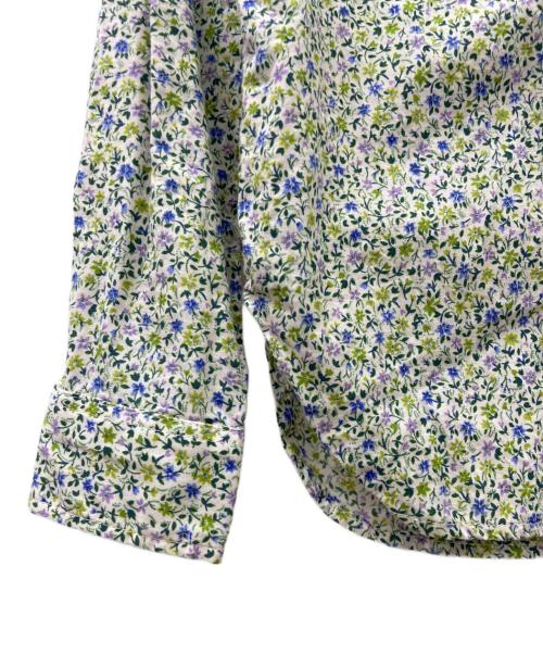 Engineered Garments（エンジニアドガーメンツ）Engineered Garments (エンジニアードガーメンツ) 花柄シャツ ホワイト×グリーンの古着・服飾アイテム