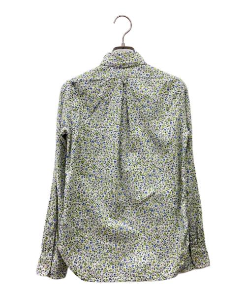 Engineered Garments（エンジニアドガーメンツ）Engineered Garments (エンジニアードガーメンツ) 花柄シャツ ホワイト×グリーンの古着・服飾アイテム