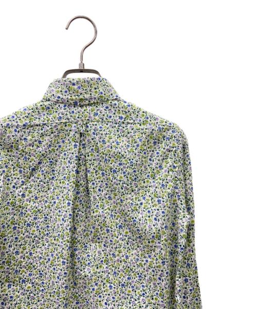 Engineered Garments（エンジニアドガーメンツ）Engineered Garments (エンジニアードガーメンツ) 花柄シャツ ホワイト×グリーンの古着・服飾アイテム