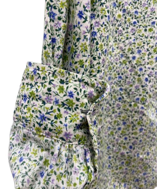 Engineered Garments（エンジニアドガーメンツ）Engineered Garments (エンジニアードガーメンツ) 花柄シャツ ホワイト×グリーンの古着・服飾アイテム