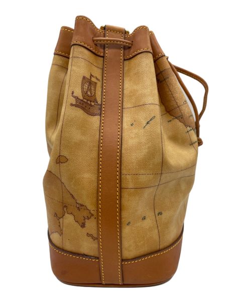 PRIMA CLASSE（プリマクラッセ）PRIMA CLASSE (プリマクラッセ) 巾着ショルダーバッグ ブラウンの古着・服飾アイテム