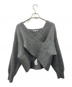 UN3D.アンスリード）の古着「Vネックニット」｜グレー