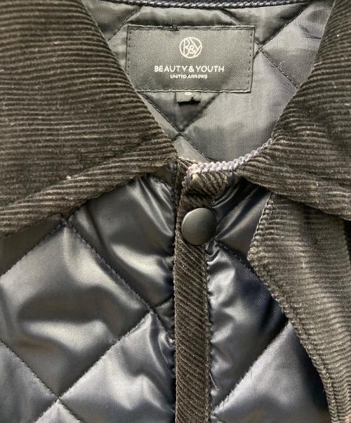 BEAUTY&YOUTH（ビューティーアンドユース）BEAUTY&YOUTH (ビューティーアンドユース) キルティングジャケット ブラック サイズ:Sの古着・服飾アイテム