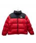 THE NORTH FACE（ザ ノース フェイス）の古着「ダウンジャケット」｜レッド×ブラック