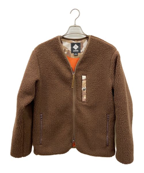 Columbia（コロンビア）Columbia (コロンビア) フリースジャケット ブラウン サイズ:Sの古着・服飾アイテム