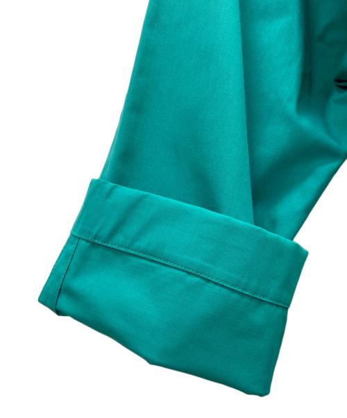 Yves Saint Laurent（イヴサンローラン）Yves Saint Laurent (イヴサンローラン) シングルコート ブルー サイズ:36の古着・服飾アイテム