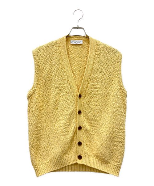 GIVENCHY（ジバンシィ）GIVENCHY (ジバンシィ) ニットベスト イエロー サイズ:Mの古着・服飾アイテム