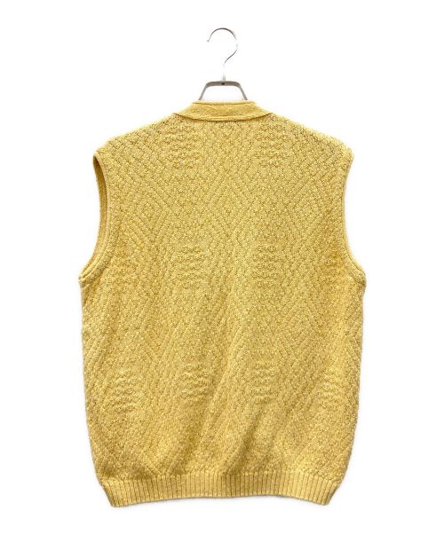 GIVENCHY（ジバンシィ）GIVENCHY (ジバンシィ) ニットベスト イエロー サイズ:Mの古着・服飾アイテム