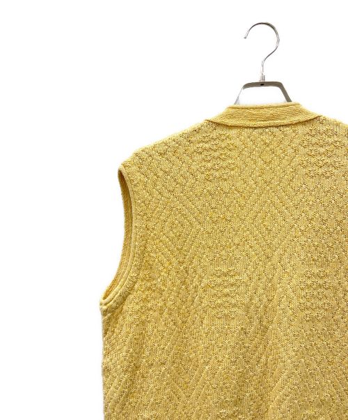 GIVENCHY（ジバンシィ）GIVENCHY (ジバンシィ) ニットベスト イエロー サイズ:Mの古着・服飾アイテム