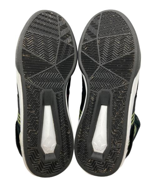 adidas（アディダス）adidas (アディダス) ハイカットスニーカー ブラック×グリーン×オレンジ サイズ:26.5の古着・服飾アイテム