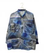 bodysong.ボディソング）の古着「SMILE DOTS SH シャツ」｜ブルー